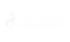 logo fix huset hvit
